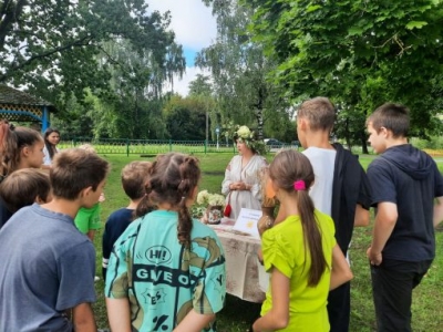 В детском оздоровительном лагере «Городок» прошла квест-игра «Народные летние праздники»