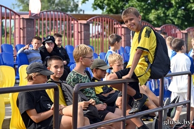В Глуске проходит детский турнир по футболу на призы районного исполнительного комитета