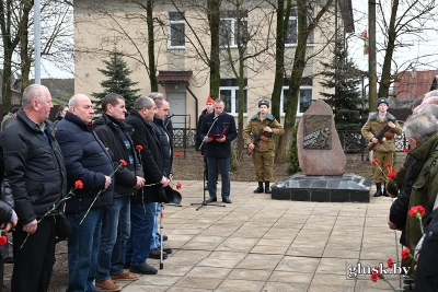Торжественные мероприятия в честь 35-й годовщины вывода советских войск из Афганистана прошли в Глуске