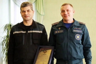В&nbsp;преддверии Дня спасателя сотрудники Глусского РОЧС принимали слова благодарности за&nbsp;службу