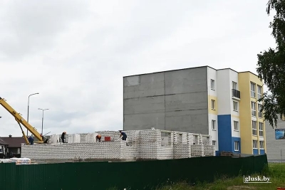 В Глуске строится арендное жилье