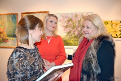 Открытие выставки глусских художников