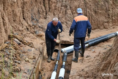 В Заелице проводят модернизацию теплосетей