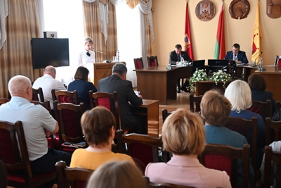 Очередная сессия районного Совета депутатов прошла в Глуске