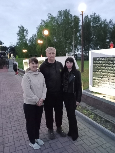 22 июня сотрудники Государственного учреждения  «Глусский детский социальный пансионат «Весново» приняли участие в районном митинге - реквиеме «Звон скорби»
