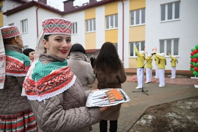 В Глусском детском пансионате «Весново» открыли новый корпус со встроенным медицинским блоком