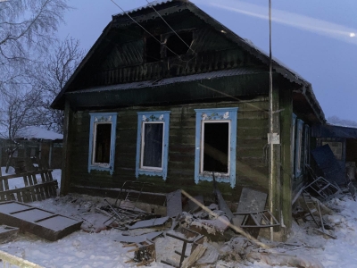 В&nbsp;Калатичах горел жилой дом