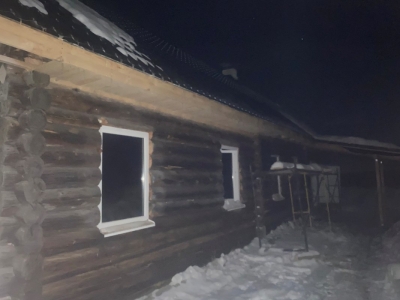 Пожар дома в&nbsp;д.Чикили